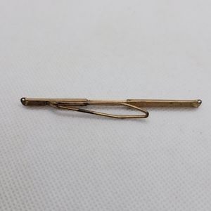 Vintage Gold tone Tie clip